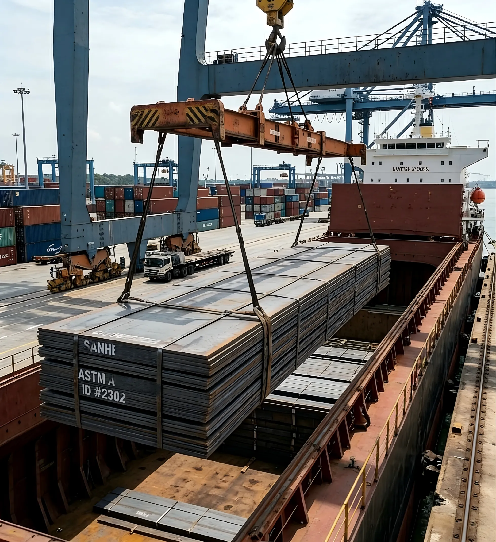 Sanhe Steels utomeuropeiska leverans av höghållfast plåt slår rekord, med ASTM-standarder integrerade i kärnmotorn