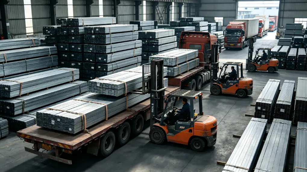 Stödja nyckelinfrastrukturkonstruktion: Sanhe Steel Company levererar framgångsrikt första satsen höghållfast specialkonstruktionsstål